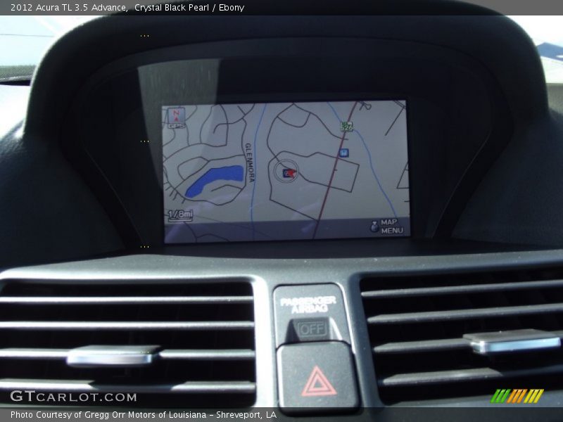 Crystal Black Pearl / Ebony 2012 Acura TL 3.5 Advance