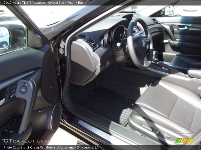 Crystal Black Pearl / Ebony 2012 Acura TL 3.5 Advance