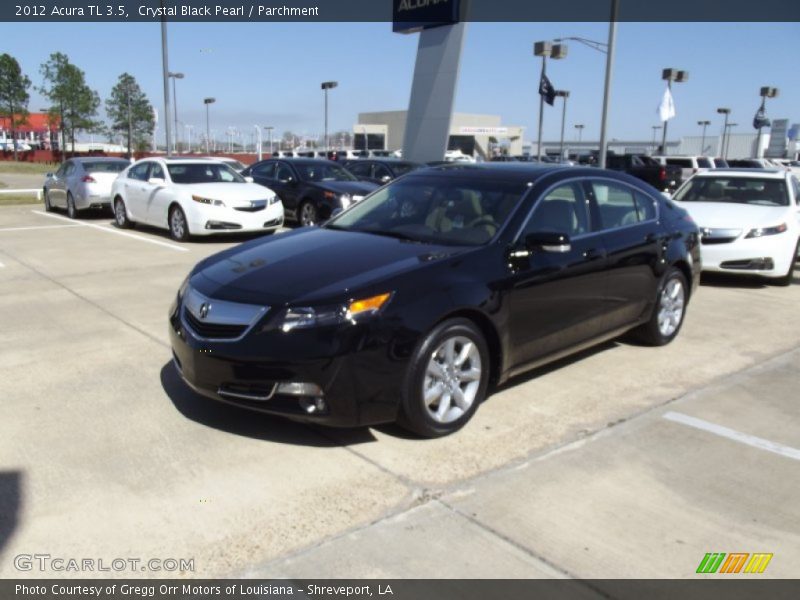 Crystal Black Pearl / Parchment 2012 Acura TL 3.5