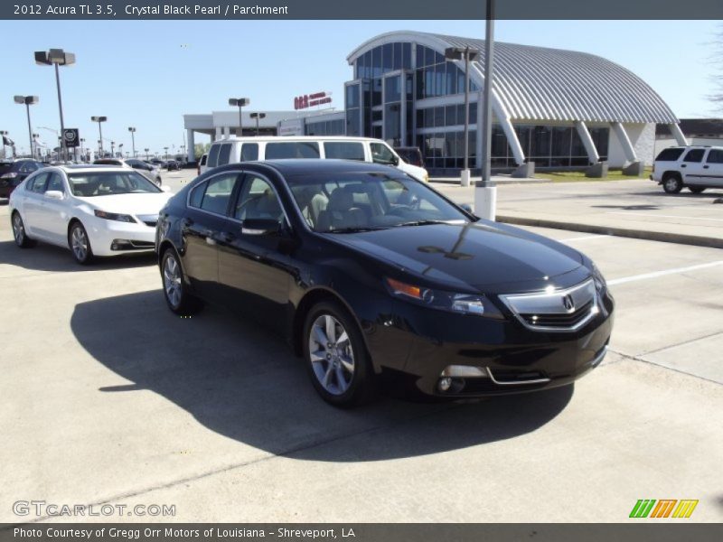 Crystal Black Pearl / Parchment 2012 Acura TL 3.5