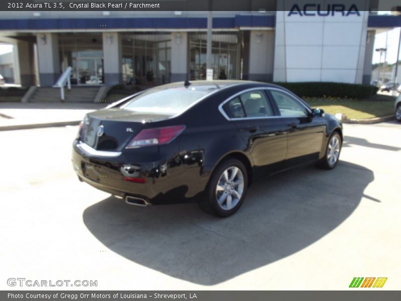 Crystal Black Pearl / Parchment 2012 Acura TL 3.5
