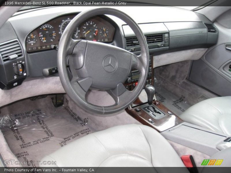 Grey Interior - 1996 SL 500 Roadster 