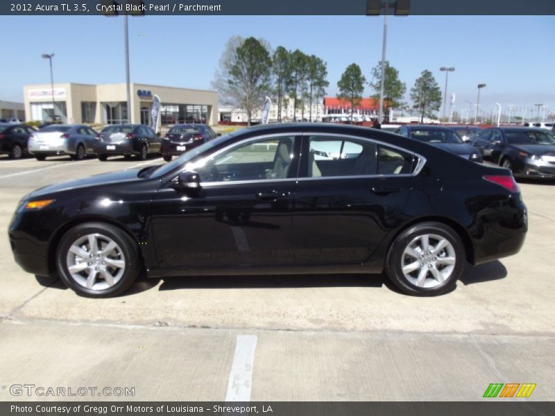 Crystal Black Pearl / Parchment 2012 Acura TL 3.5