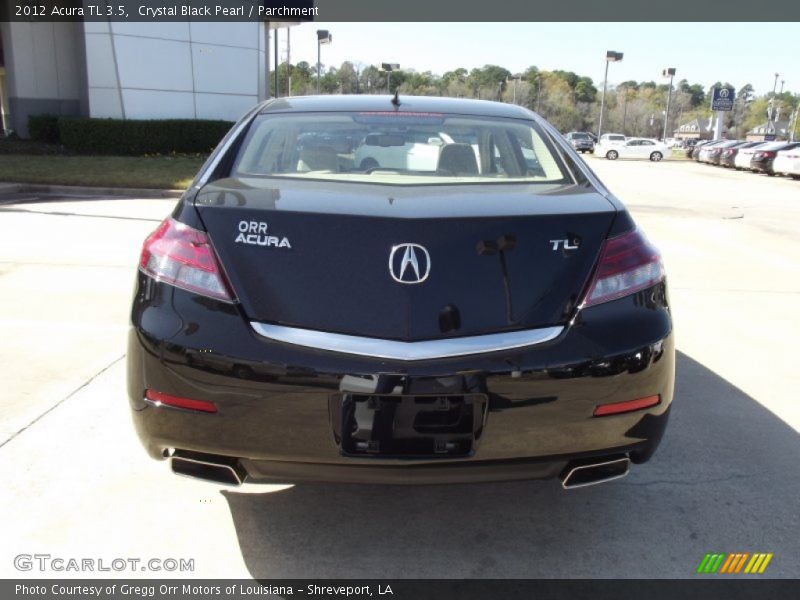 Crystal Black Pearl / Parchment 2012 Acura TL 3.5