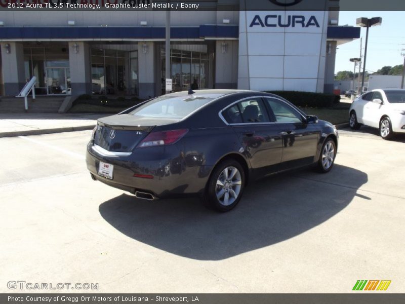 Graphite Luster Metallic / Ebony 2012 Acura TL 3.5 Technology