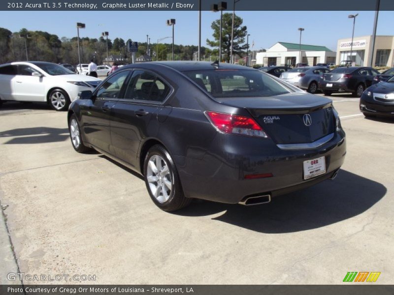 Graphite Luster Metallic / Ebony 2012 Acura TL 3.5 Technology