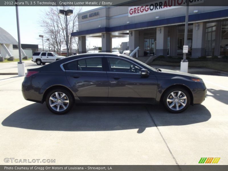 Graphite Luster Metallic / Ebony 2012 Acura TL 3.5 Technology