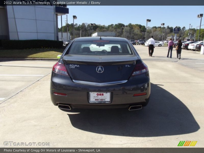 Graphite Luster Metallic / Ebony 2012 Acura TL 3.5 Technology
