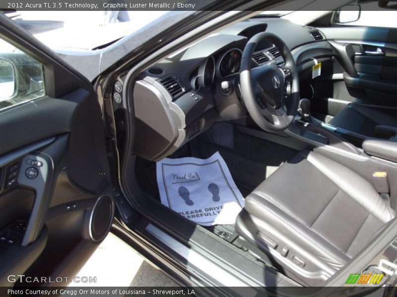 Graphite Luster Metallic / Ebony 2012 Acura TL 3.5 Technology