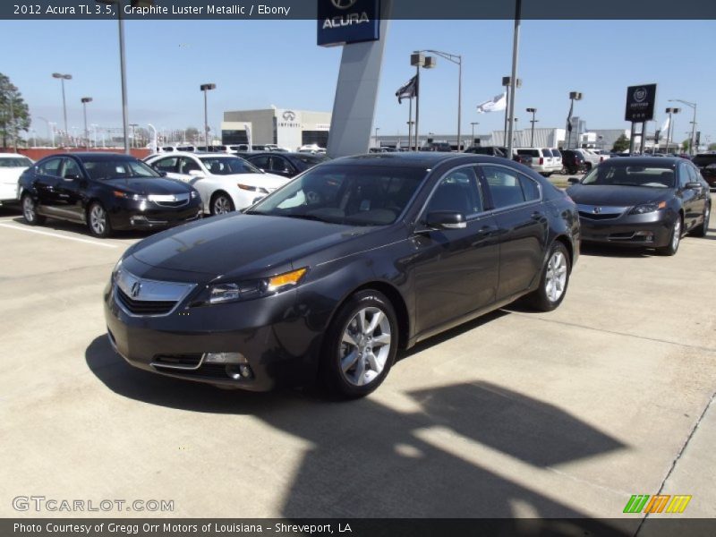 Graphite Luster Metallic / Ebony 2012 Acura TL 3.5