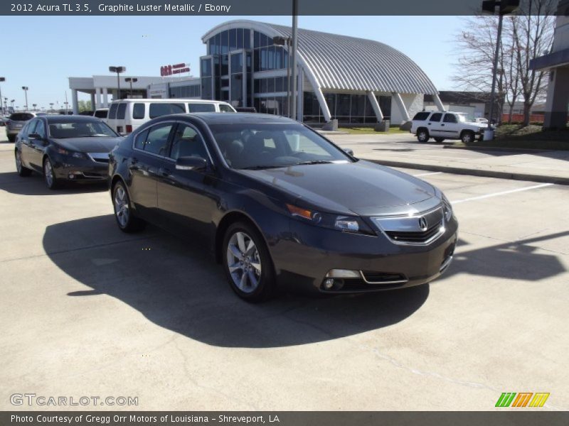 Graphite Luster Metallic / Ebony 2012 Acura TL 3.5