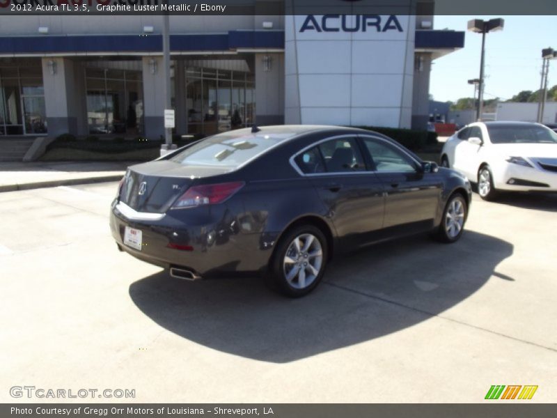 Graphite Luster Metallic / Ebony 2012 Acura TL 3.5