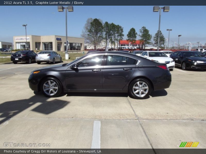 Graphite Luster Metallic / Ebony 2012 Acura TL 3.5