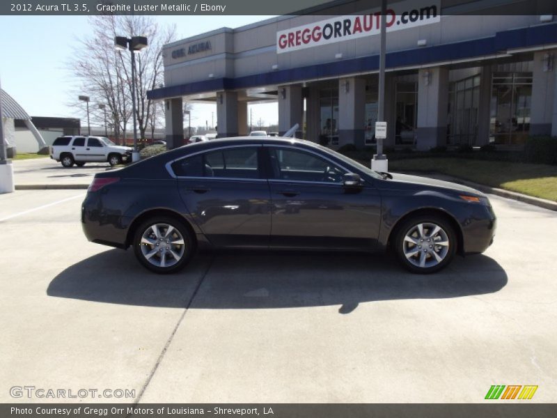 Graphite Luster Metallic / Ebony 2012 Acura TL 3.5