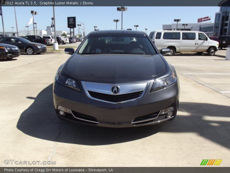 Graphite Luster Metallic / Ebony 2012 Acura TL 3.5