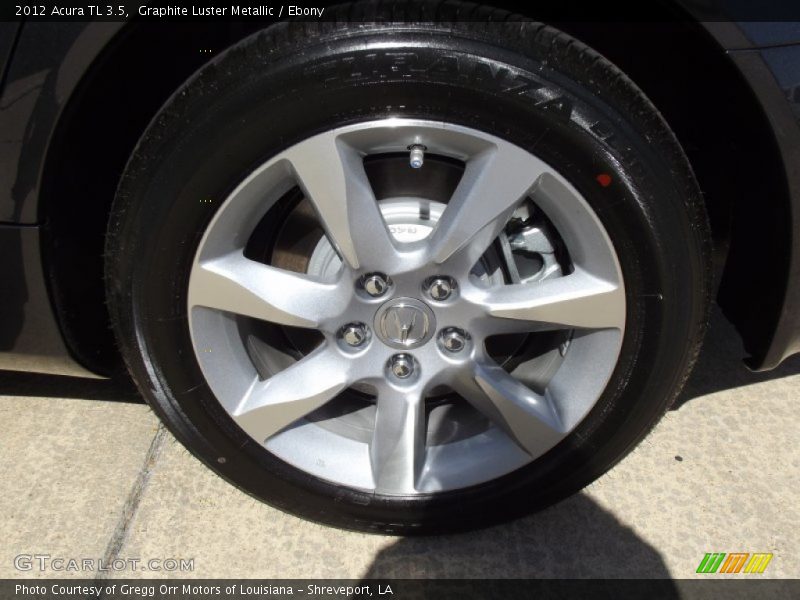 Graphite Luster Metallic / Ebony 2012 Acura TL 3.5