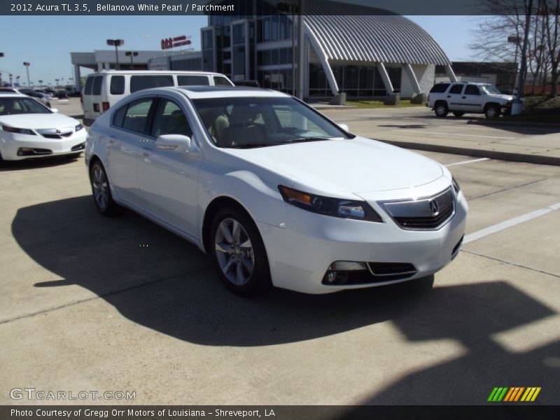 Bellanova White Pearl / Parchment 2012 Acura TL 3.5