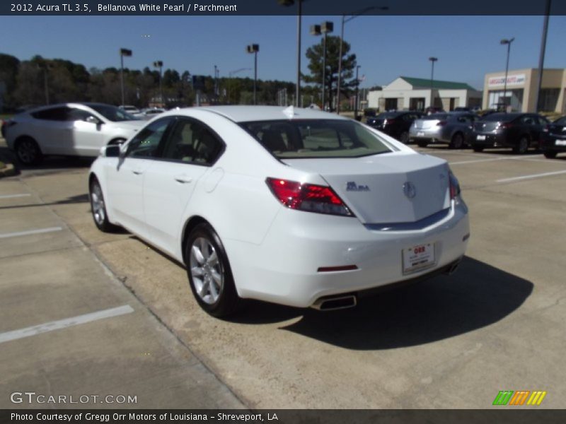 Bellanova White Pearl / Parchment 2012 Acura TL 3.5