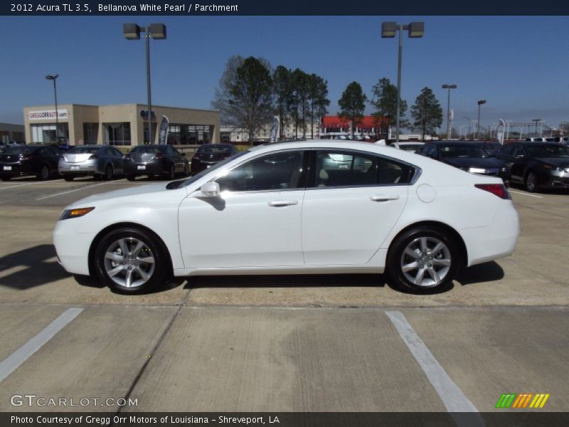 Bellanova White Pearl / Parchment 2012 Acura TL 3.5