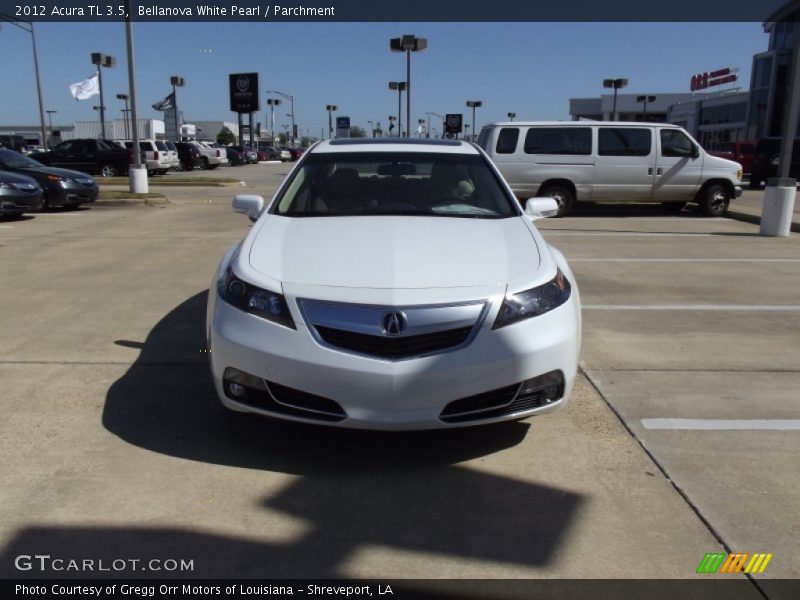 Bellanova White Pearl / Parchment 2012 Acura TL 3.5