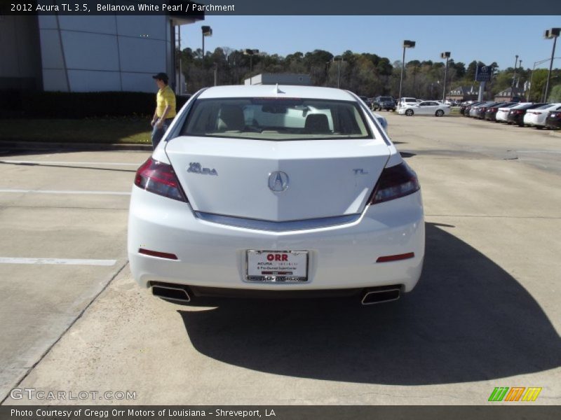 Bellanova White Pearl / Parchment 2012 Acura TL 3.5