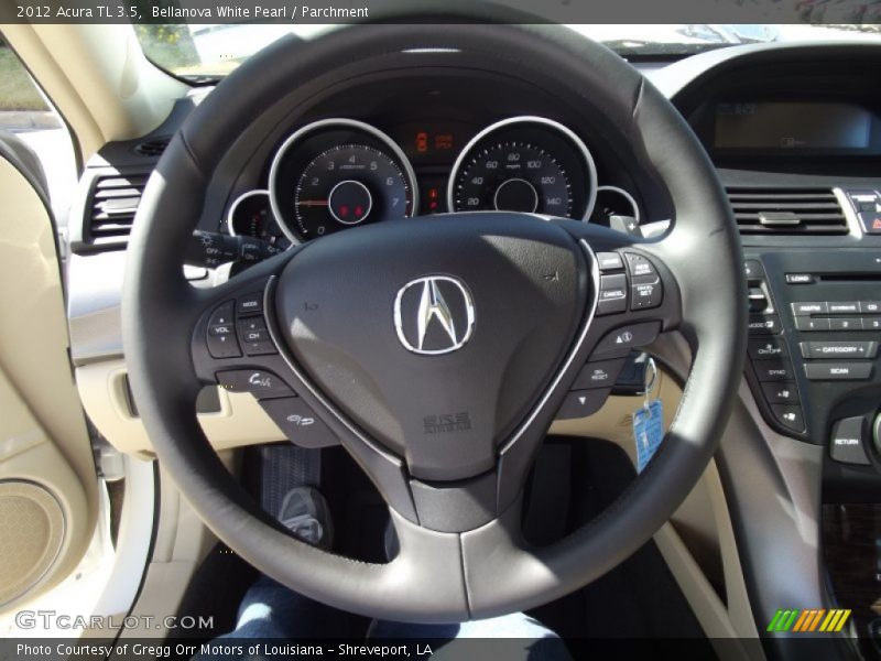Bellanova White Pearl / Parchment 2012 Acura TL 3.5