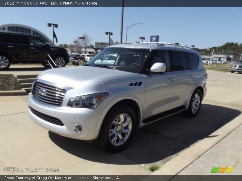 Liquid Platinum / Graphite 2012 Infiniti QX 56 4WD