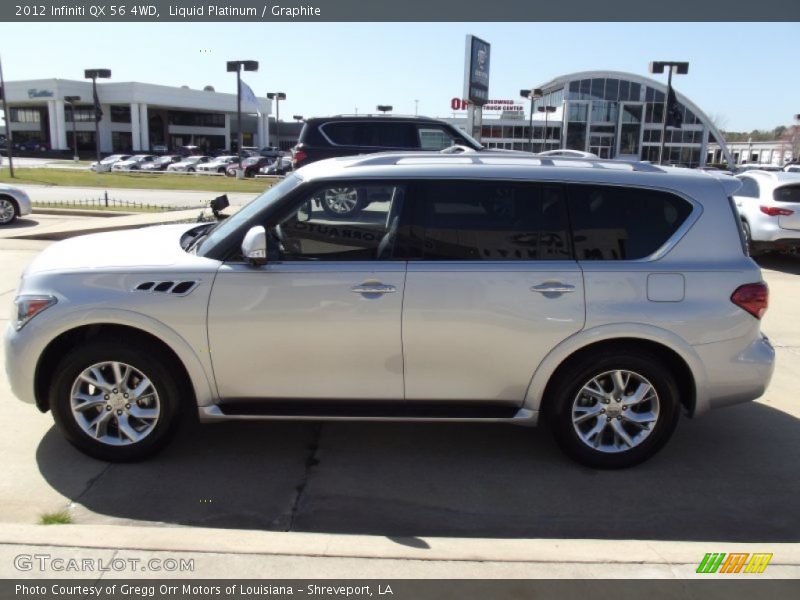 Liquid Platinum / Graphite 2012 Infiniti QX 56 4WD