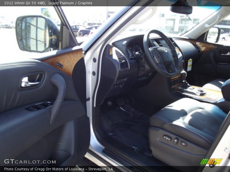 Liquid Platinum / Graphite 2012 Infiniti QX 56 4WD