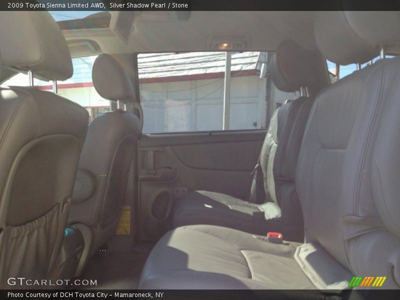 Silver Shadow Pearl / Stone 2009 Toyota Sienna Limited AWD