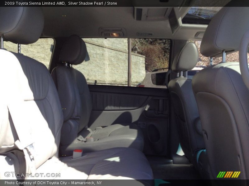 Silver Shadow Pearl / Stone 2009 Toyota Sienna Limited AWD