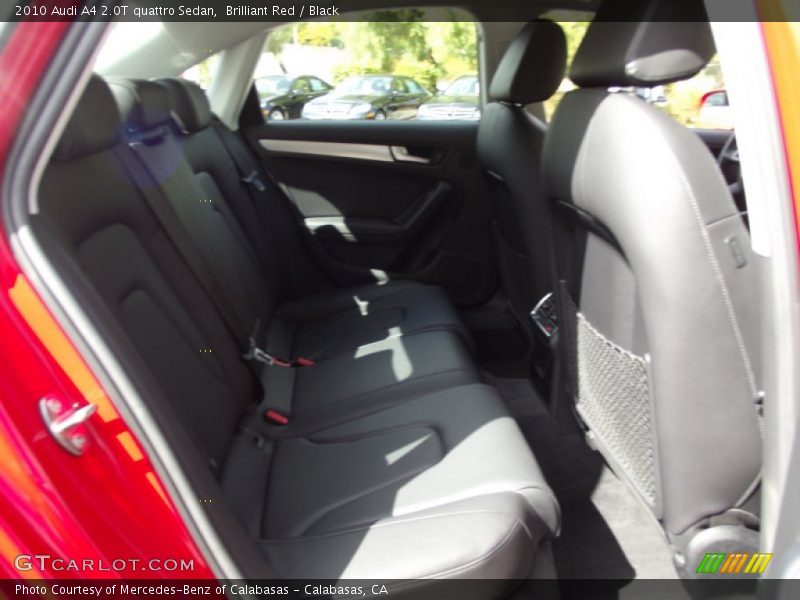 Brilliant Red / Black 2010 Audi A4 2.0T quattro Sedan
