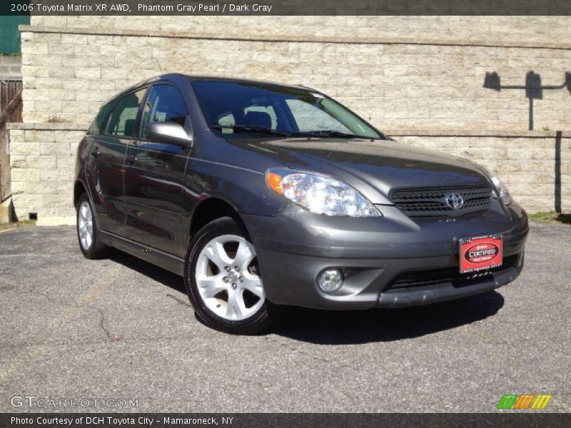 Phantom Gray Pearl / Dark Gray 2006 Toyota Matrix XR AWD