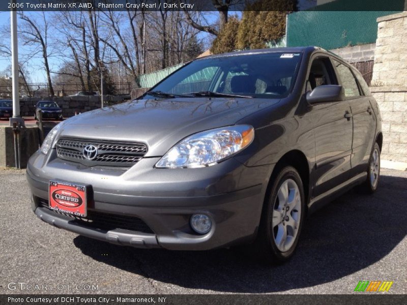 Phantom Gray Pearl / Dark Gray 2006 Toyota Matrix XR AWD