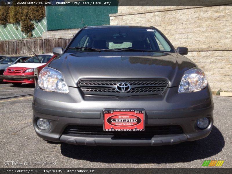 Phantom Gray Pearl / Dark Gray 2006 Toyota Matrix XR AWD