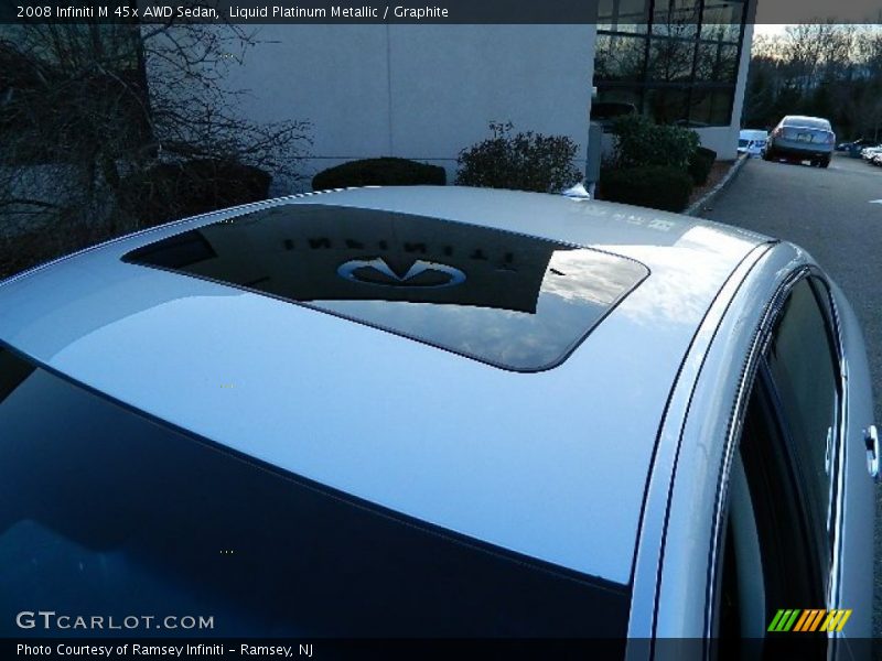 Liquid Platinum Metallic / Graphite 2008 Infiniti M 45x AWD Sedan
