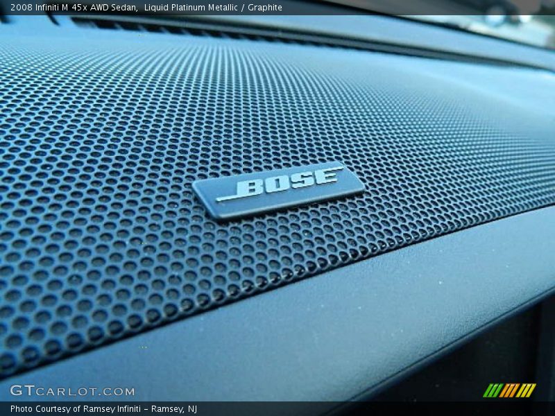 Liquid Platinum Metallic / Graphite 2008 Infiniti M 45x AWD Sedan