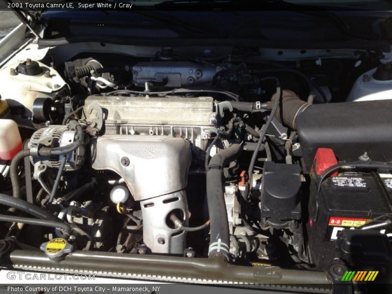 Super White / Gray 2001 Toyota Camry LE