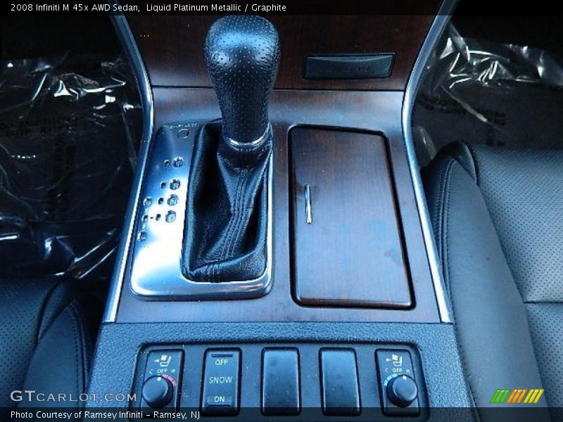 Liquid Platinum Metallic / Graphite 2008 Infiniti M 45x AWD Sedan