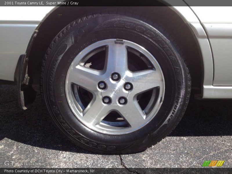 Super White / Gray 2001 Toyota Camry LE