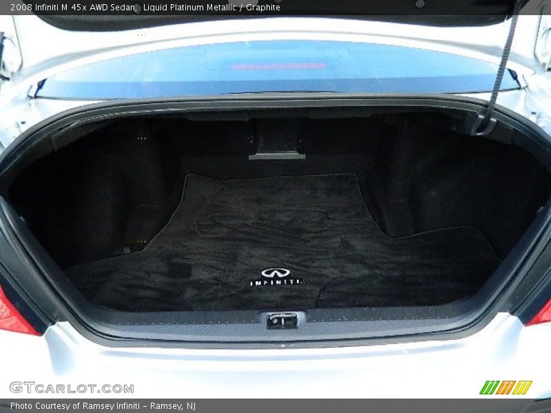 Liquid Platinum Metallic / Graphite 2008 Infiniti M 45x AWD Sedan