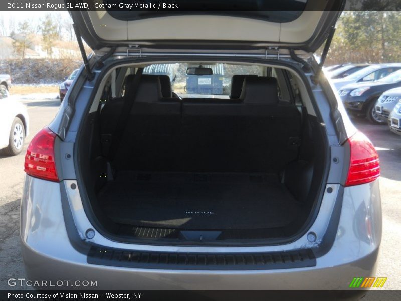 Gotham Gray Metallic / Black 2011 Nissan Rogue SL AWD
