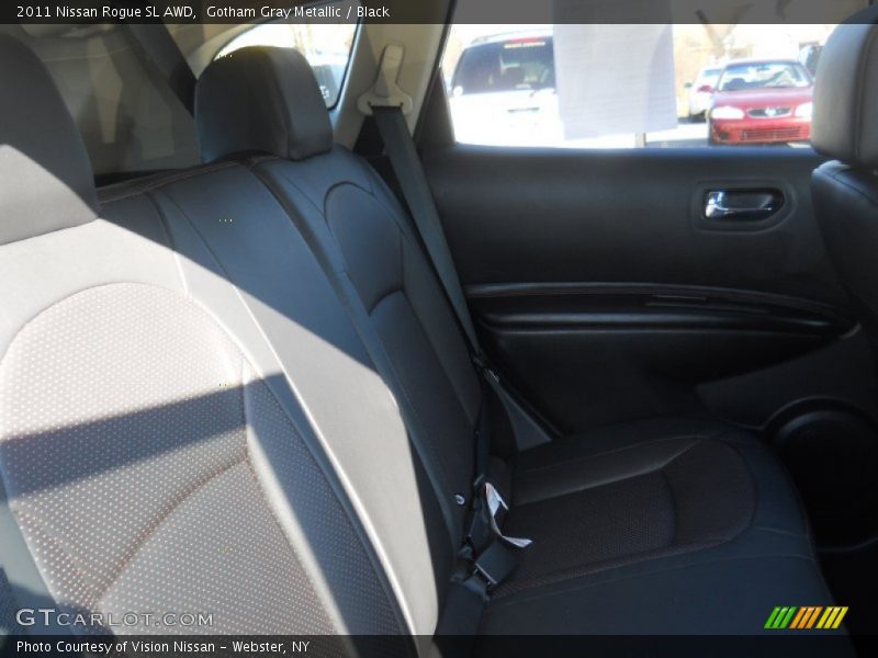 Gotham Gray Metallic / Black 2011 Nissan Rogue SL AWD