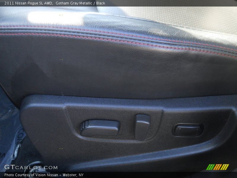 Gotham Gray Metallic / Black 2011 Nissan Rogue SL AWD
