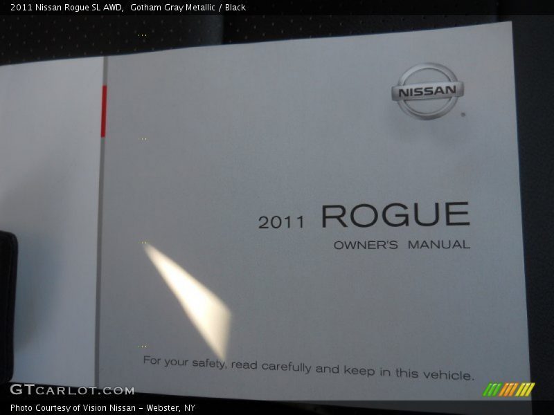 Gotham Gray Metallic / Black 2011 Nissan Rogue SL AWD