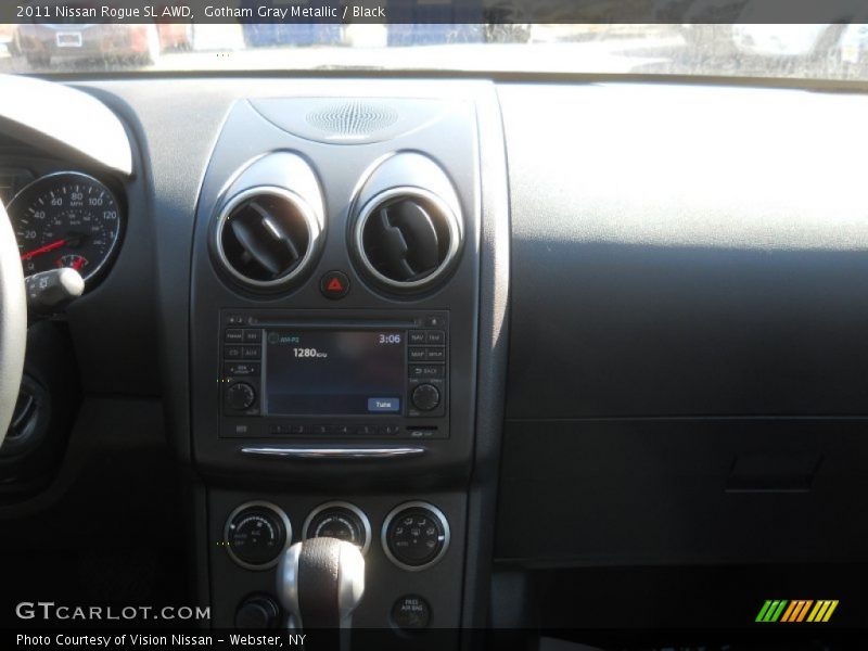 Gotham Gray Metallic / Black 2011 Nissan Rogue SL AWD