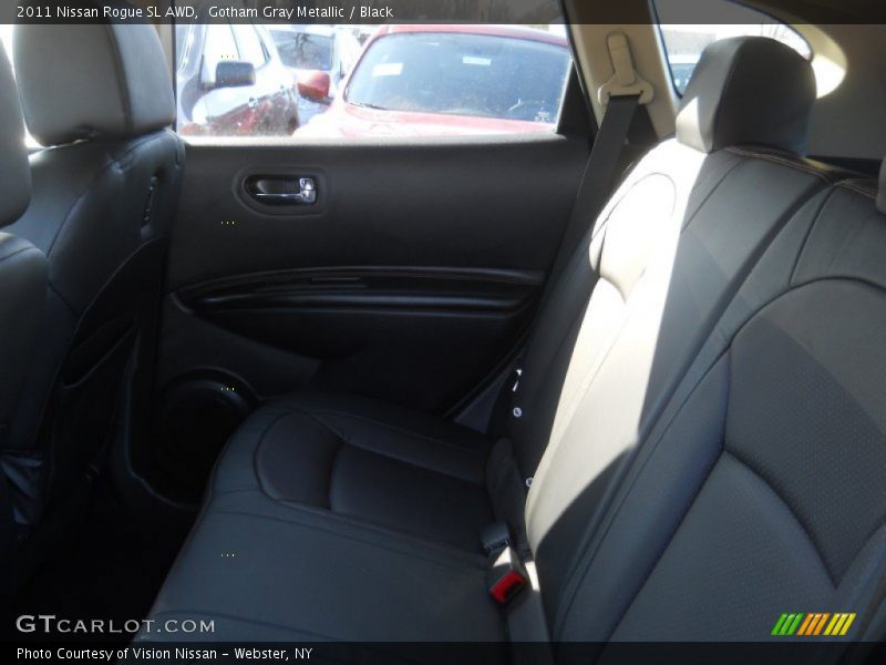 Gotham Gray Metallic / Black 2011 Nissan Rogue SL AWD