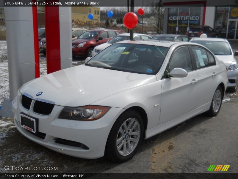 Alpine White / Black 2006 BMW 3 Series 325xi Sedan