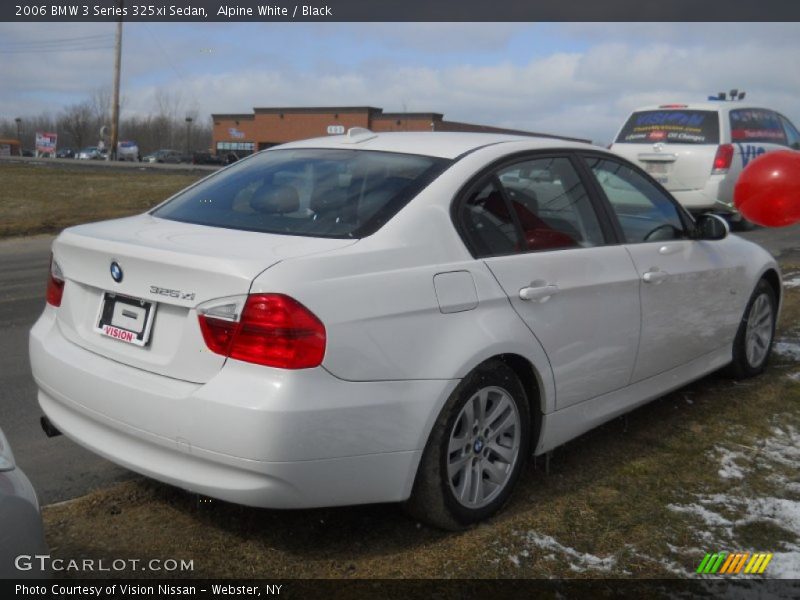Alpine White / Black 2006 BMW 3 Series 325xi Sedan