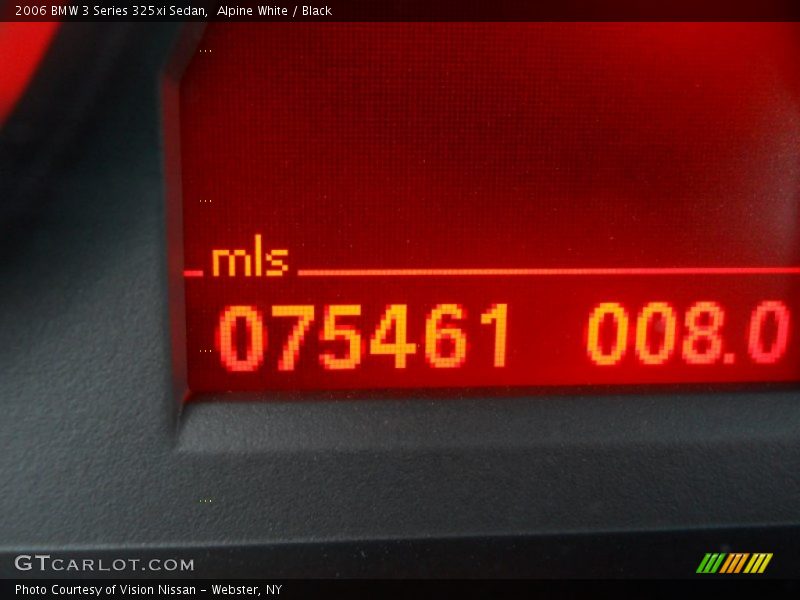 Alpine White / Black 2006 BMW 3 Series 325xi Sedan
